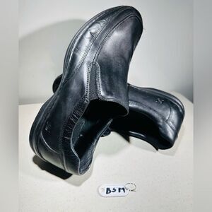 Born Andre Slip On Loafer Shoes Black Mens 13 Leather Comfort M3455 Stretch